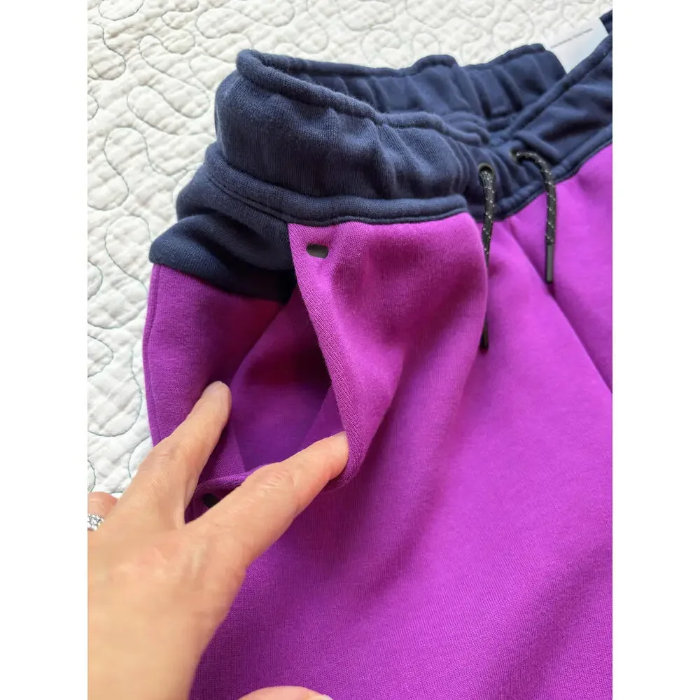 Nike Tech Youth Jogger Sweatpants Size‎ Large - Purple and Navy #454